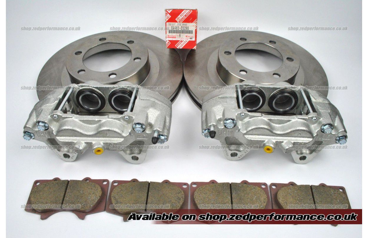 Toyota Land Cruiser 3 0 D 4D Front Brake Calipers Discs Pads KDJ120