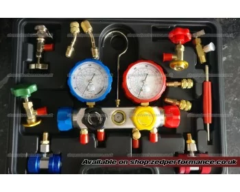 AC 4 way gauge manifold set R134a R32 R410a