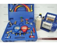 AC vacuum pump & Gauges Kit