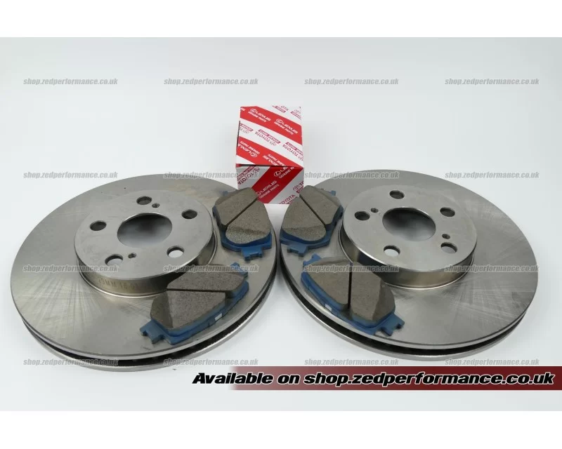 Toyota Celica 1.8 VVTi front brake discs and pads