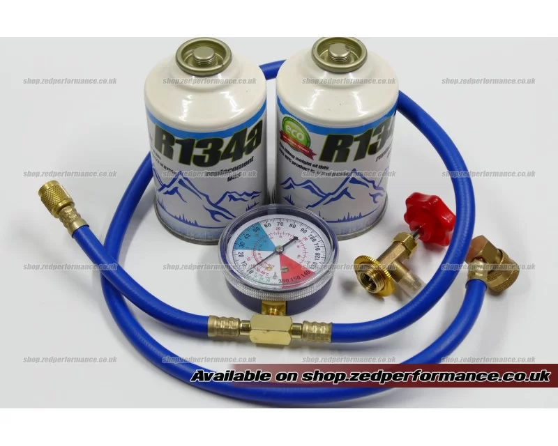 R134a car aircon refill recharge top up kit