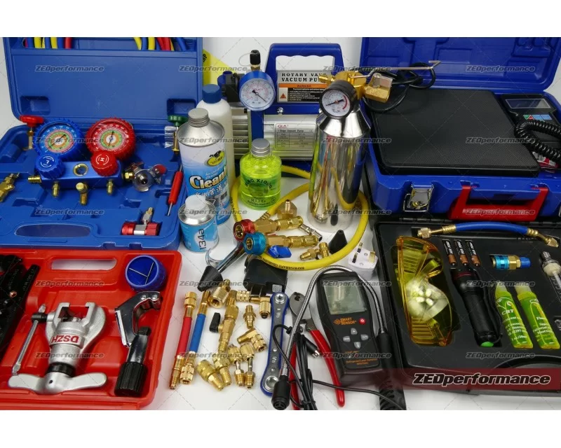 R134a HVAC aircon tool kit