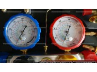 AC 4 way gauge manifold set R134a R32 R410a