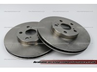 Toyota Celica 1.8 VVTi front brake discs and pads