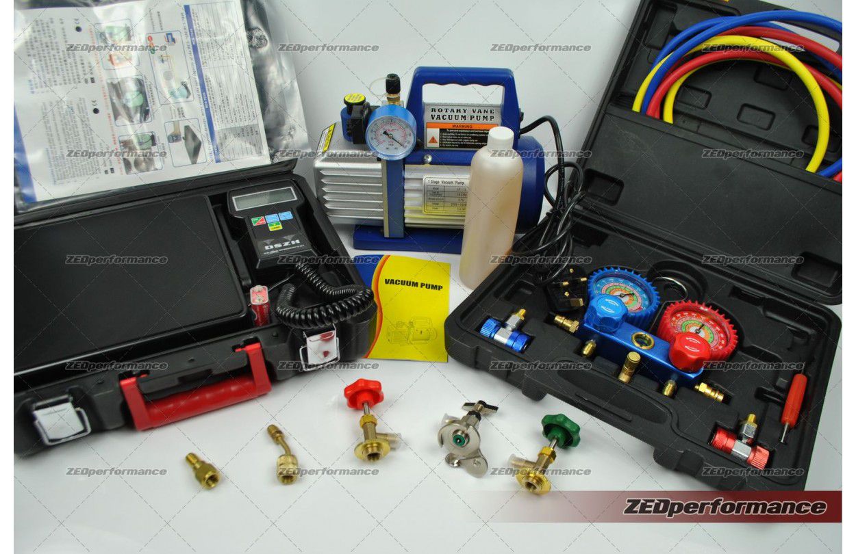  Air  conditioner  recharge tool  kit