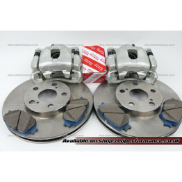 Toyota Celica 1.8 VVTI front brake calipers and discs