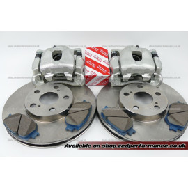 Toyota Celica 1.8 VVTI front brake calipers and discs