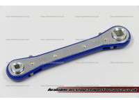 AC service valve square ratchet wrench