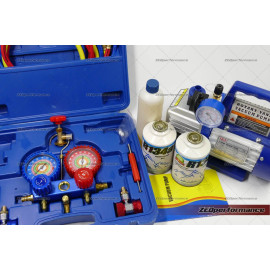 DIY R134a car air con refill kit