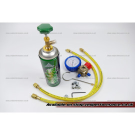 R600a Fridge freezer regas recharge top up kit