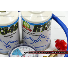 R134a car aircon refill recharge top up kit R134a car aircon refill recharge top up kit