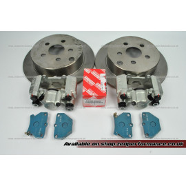 Toyota Celica 1.8 TS VVTi rear brake caliper & discs