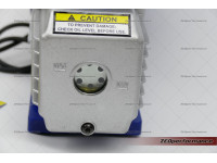 AC recharge vacuum pump with single gauge 
