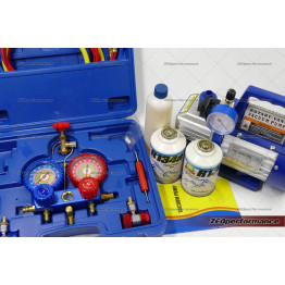 DIY R134a car air con refill kit