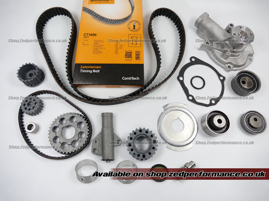 Mitsubishi Evo 8–9 balance shaft delete kit components