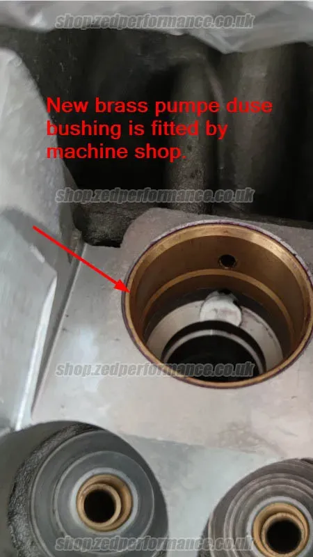 pumpe duse hole wear in cylinder head